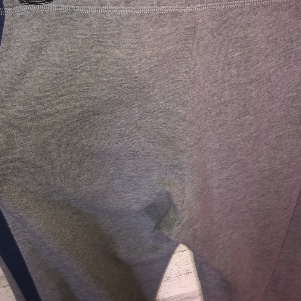 PINK VICTORIA’S SECRET sweatpants gray blue and burgundy size small boyfriend​​​ - Picture 8 of 10